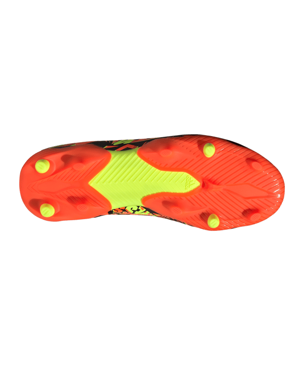 adidas NEMEZIZ Messi.3 FG J Kids Rot Gelb Schwarz - rot