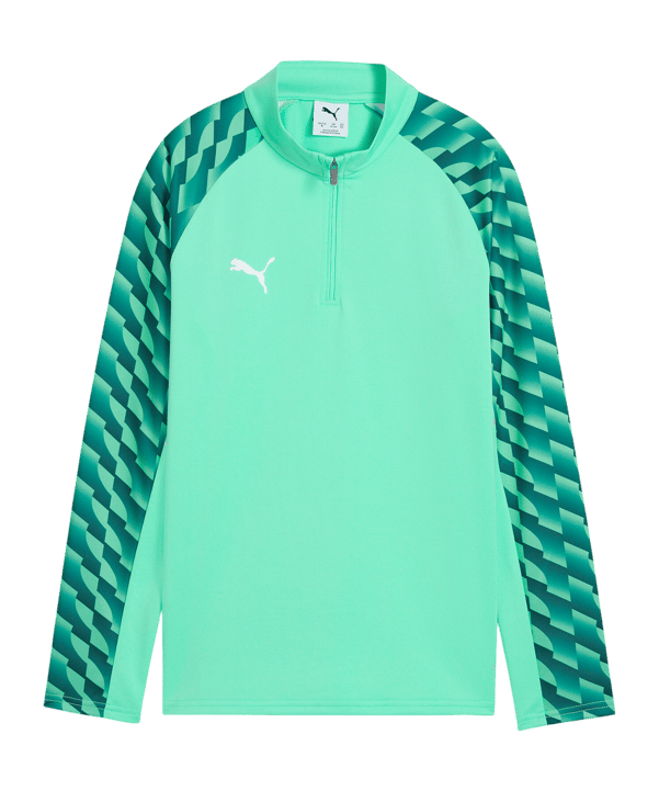 PUMA teamLIGA26 Training 1/4 Zip Top Kids Grün F80 - gruen