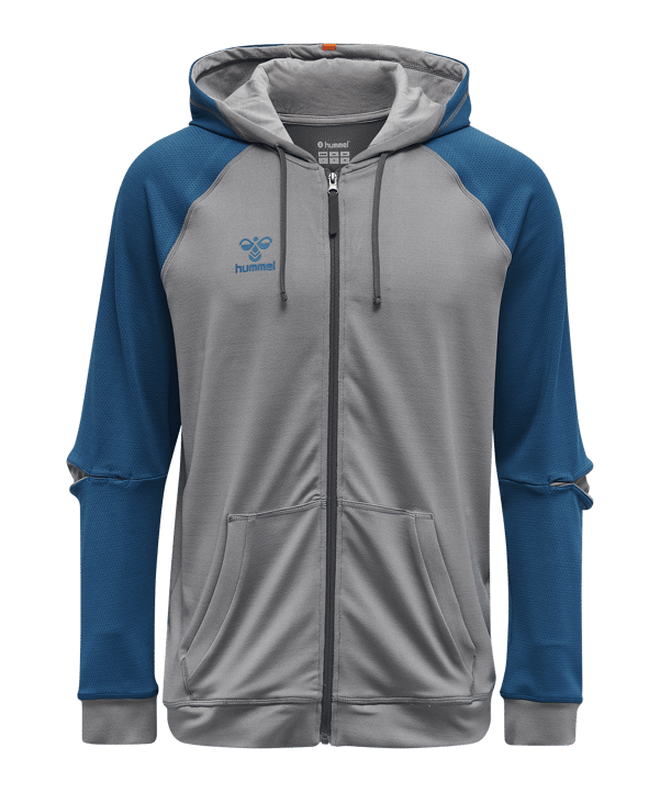 Hummel Inventus Kapuzenjacke Blau F8375 - blau