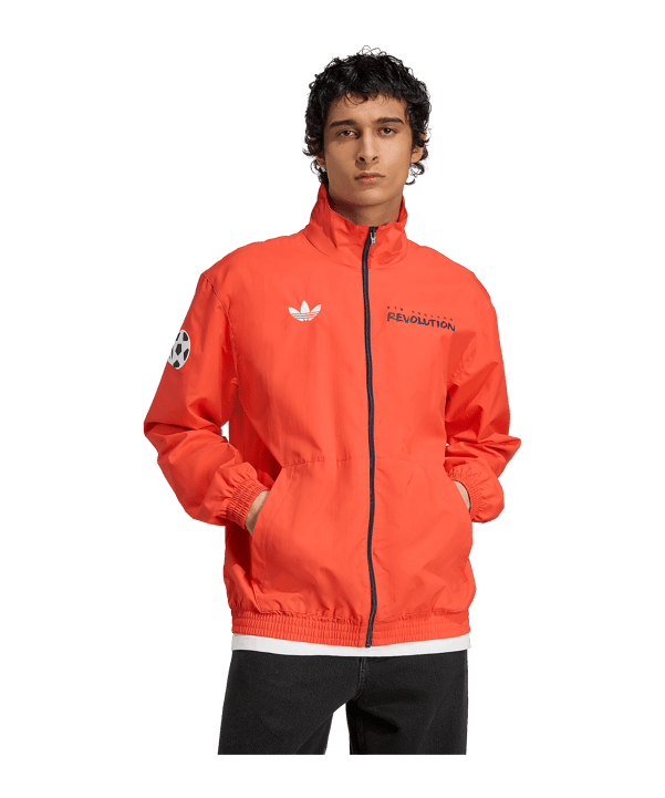 adidas New England Revolution New England Revolution Anthem Jacke Rot - rot