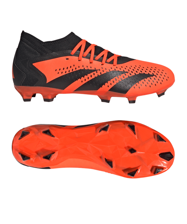 adidas Predator Accuracy.3 FG Heatspawn Orange Schwarz - orange