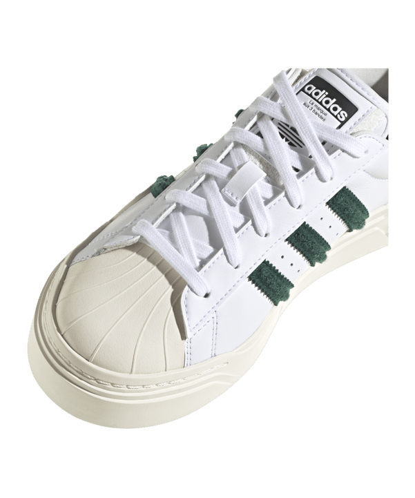 adidas Originals Superstar BonegaDamen Weiss Grün - weiss
