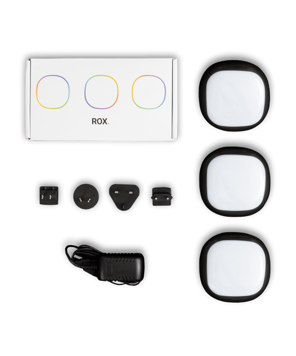 A-Champs ROX AC018 Dots 3er Set Schwarz - schwarz