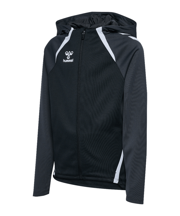 Hummel Lead 2.0 Kapuzenjacke Kids Schwarz F1006 - schwarz