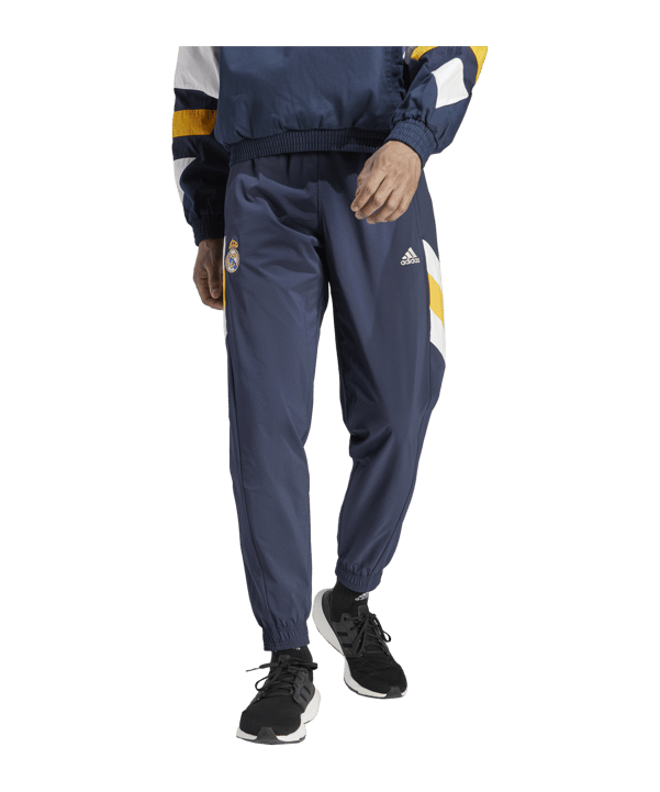 adidas Real Madrid Icon Trainingshose Blau - lila