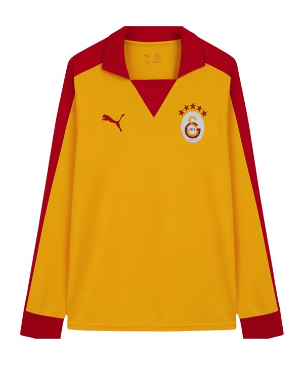 PUMA Galatasaray Istanbul T7 Trikot Langarm Gelb F81 - gelb
