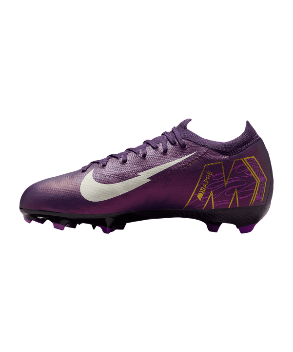 Nike Jr Air Zoom Mercurial Vapor XVI Pro FG Kylian Mbappe Signature Kids Lila F500 - lila