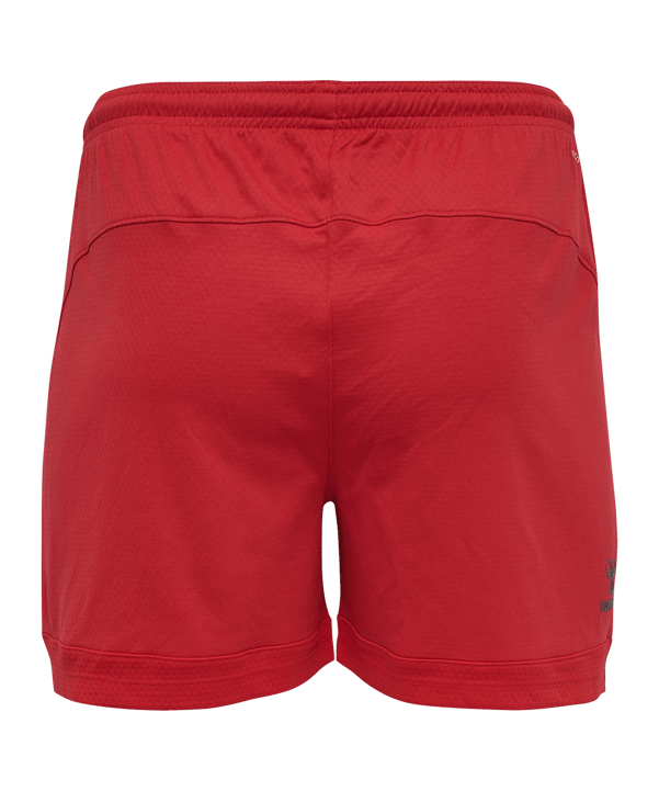 Hummel Lead Poly Shorts Damen Rot F3062 - rot