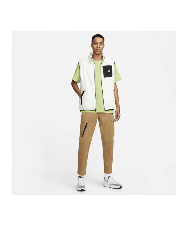 Nike Therma-FIT Fleece Weste Weiss F133 - weiss