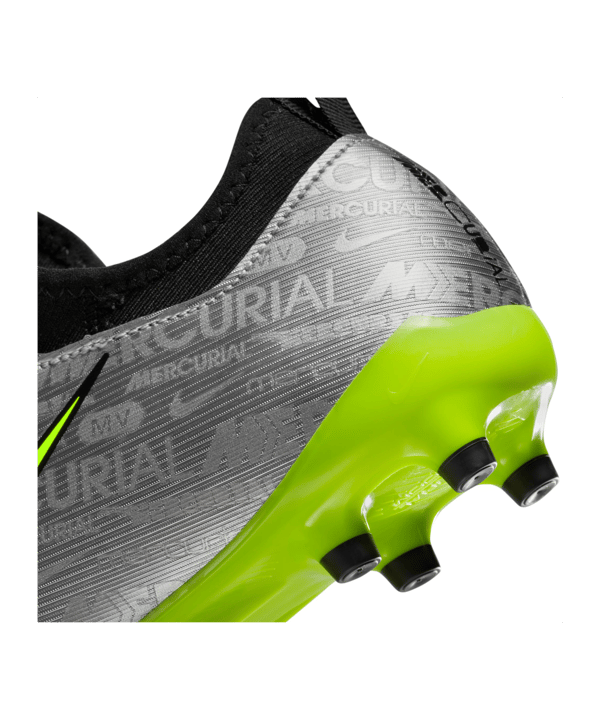 Nike Jr Air Zoom Mercurial Vapor XV Academy FG/MG FG/MG Kids Silber Gelb F060 - silber