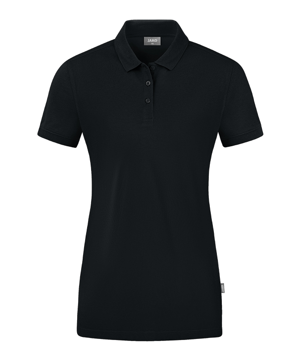 JAKO Doubletex Polo Shirt Damen Schwarz F800 - schwarz