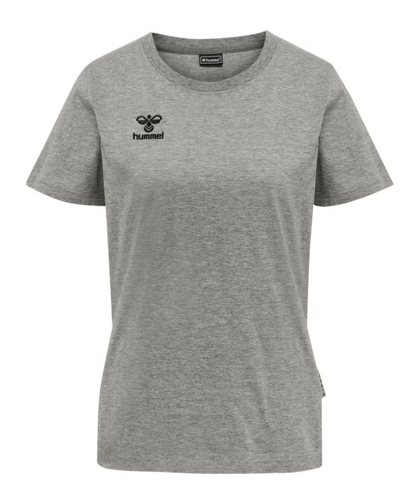 Hummel Move Grid T-Shirt Damen Grau F2006 - grau