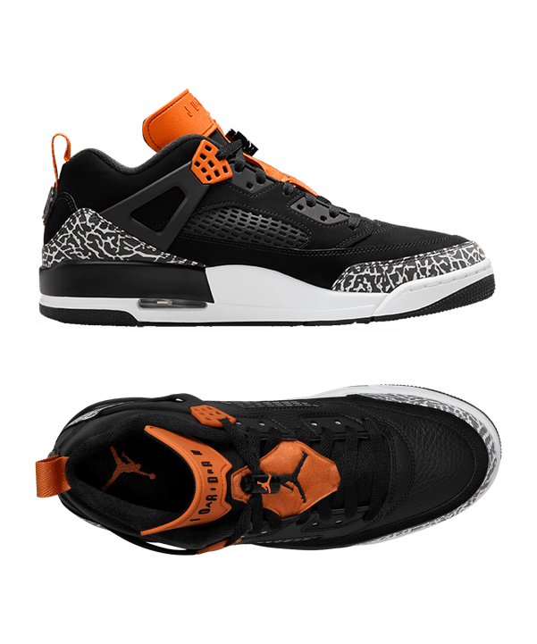 Jordan Spizike Low Schwarz F008 - schwarz