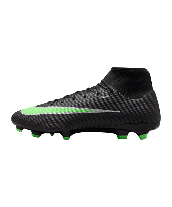 Nike Air Zoom Mercurial Superfly XI Academy High MG Shadow Schwarz F001