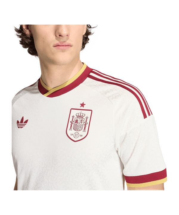 adidas FEF Spanien Authentic Trikot Away WM 2026 Weiß