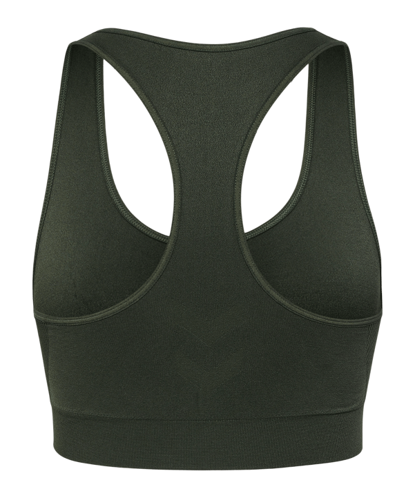 Hummel hmlTIF Seamless Sports Hemd Damen Grün F6126 - gruen