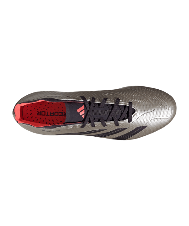 adidas Predator League FG Vivid Horizon Grau Pink - grau