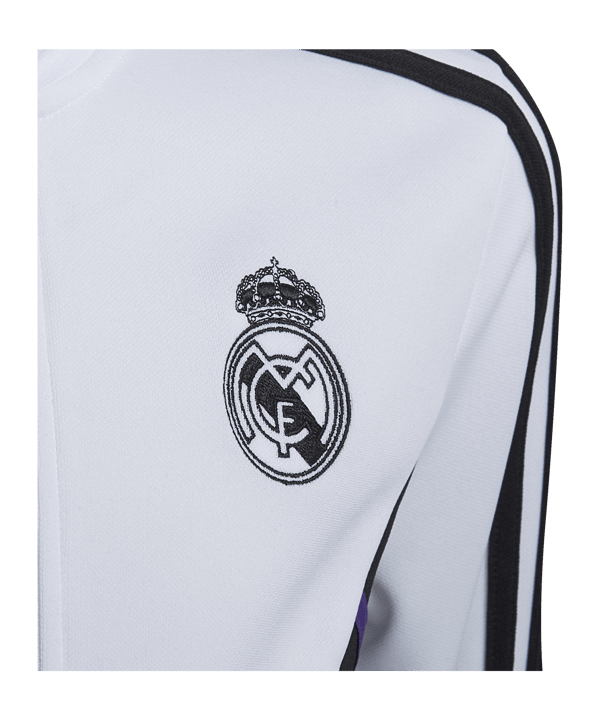 adidas Real Madrid Trainingsanzug Kids Weiss - weiss