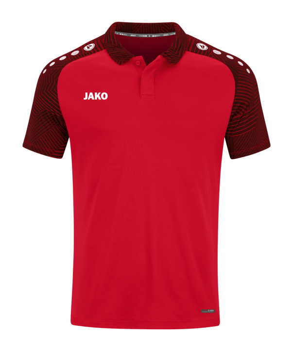 JAKO Performance Poloshirt Rot Schwarz F101 - rot