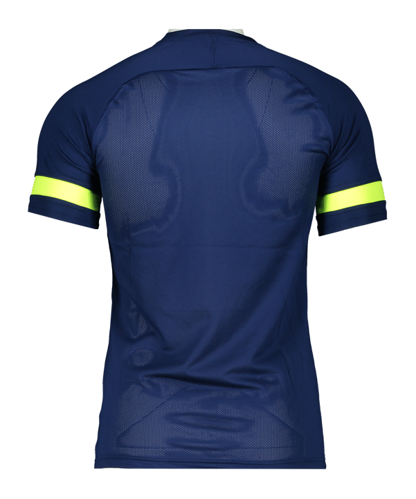 Nike Academy 21 T-Shirt Blau Gelb F492 - blau