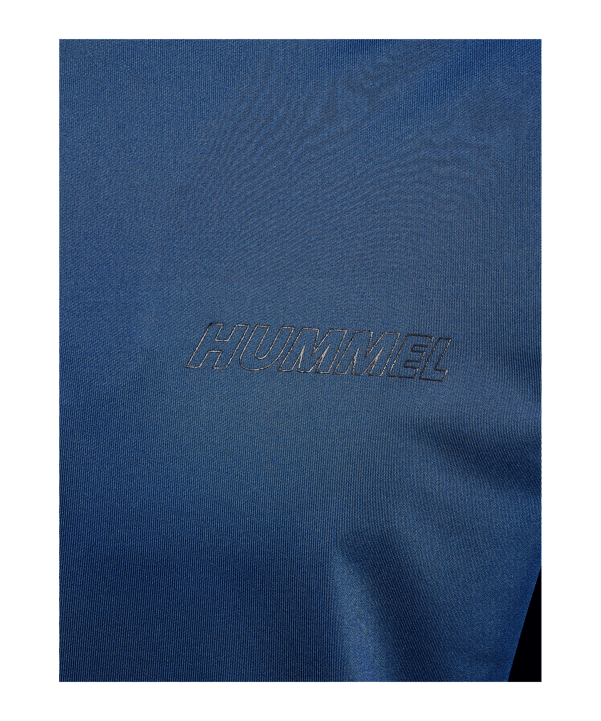 Hummel hmlTE STRENGTH HalfZip Sweatshirt Blau F7134 - blau