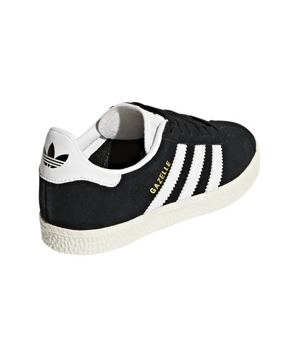 adidas Originals Gazelle Kids (C) Schwarz Weiss - schwarz