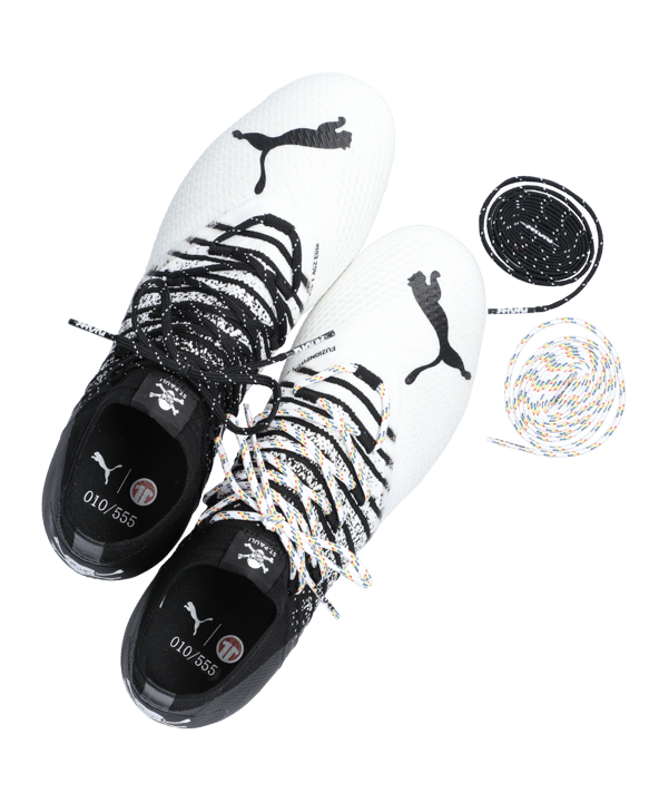 PUMA FUTURE 1.4 FG/AG St. Pauli Limited Edition Weiss Schwarz F01 - weiss