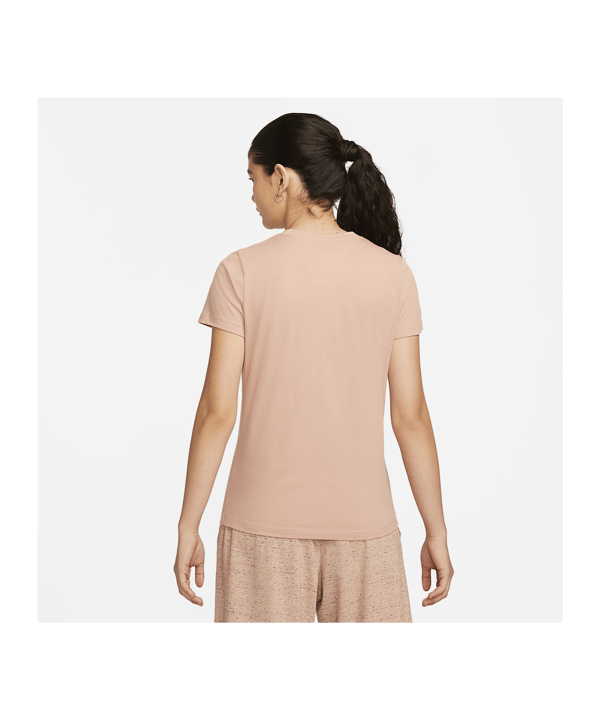 Nike Essential T-Shirt Damen Rosa Weiss F609 - rosa