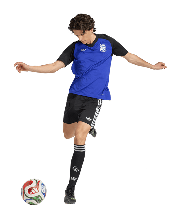 adidas AFA Argentinien Prematch Trikot Away WM 2026 Blau - blau