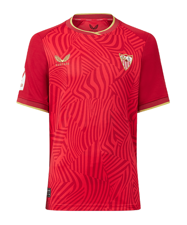 Castore FC Sevilla Trikot Away 2023/2024 Kids Rot F107 - rot