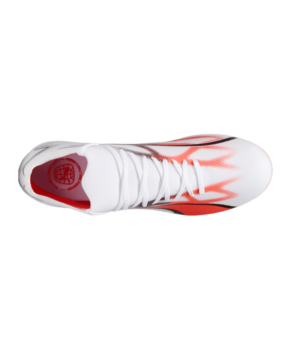 PUMA ULTRA Match FG/AG Breakthrough Weiss Rot F01 - weiss