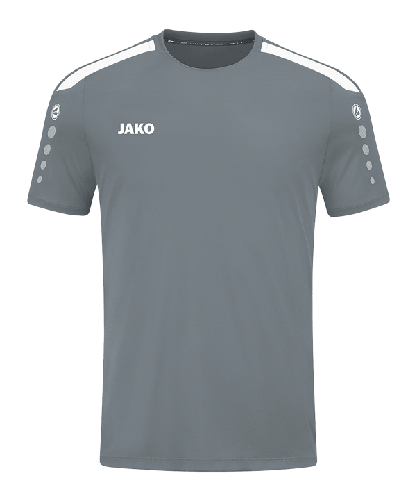 JAKO Power Trikot Kids Grau Weiss F840 - grau