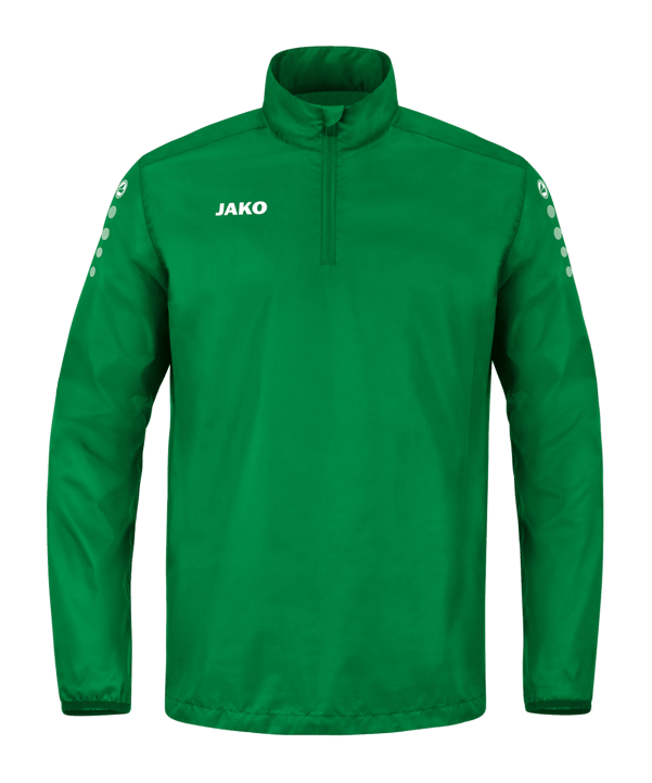 JAKO Team Rainzip Sweatshirt Grün F200 - gruen