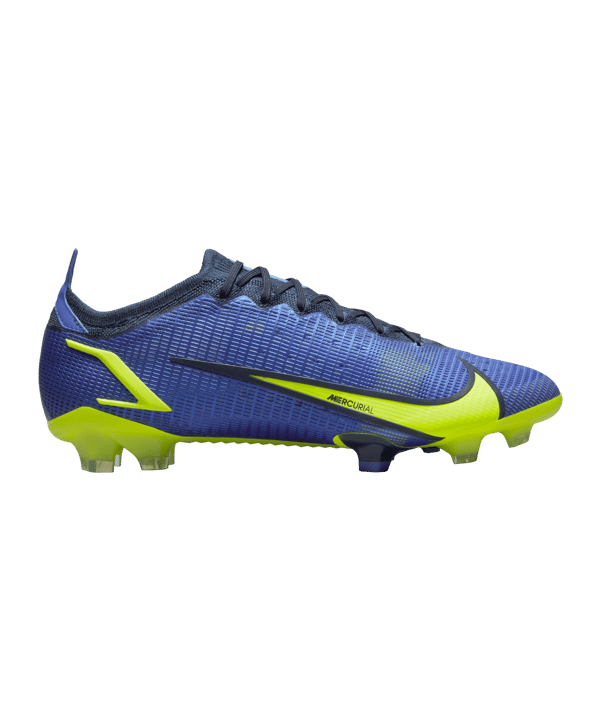 Nike Mercurial Vapor XIV Recharge Elite FG Blau Gelb F574 - blau