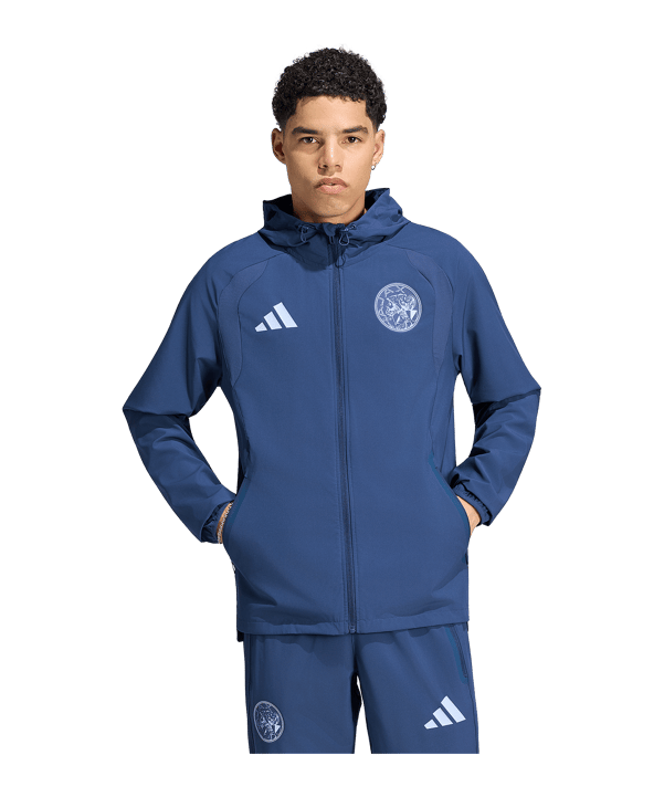 adidas Ajax Amsterdam Tiro Travel Coupe-vent Bleu - bleu