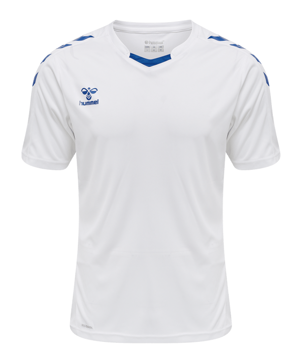 Hummel hmlCORE XK Poly Trikot Weiss Blau F9368 - weiss