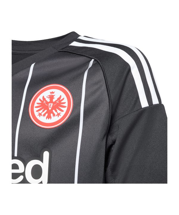 adidas Eintracht Frankfurt Trikot 4th 2025/2026 Kids Schwarz - schwarz