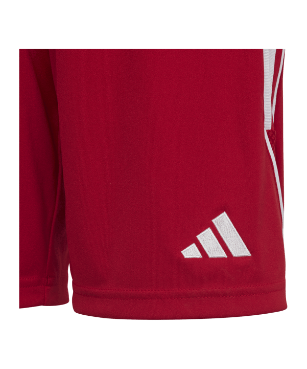 adidas Tiro 23 Short Kids Rot Weiss - rot