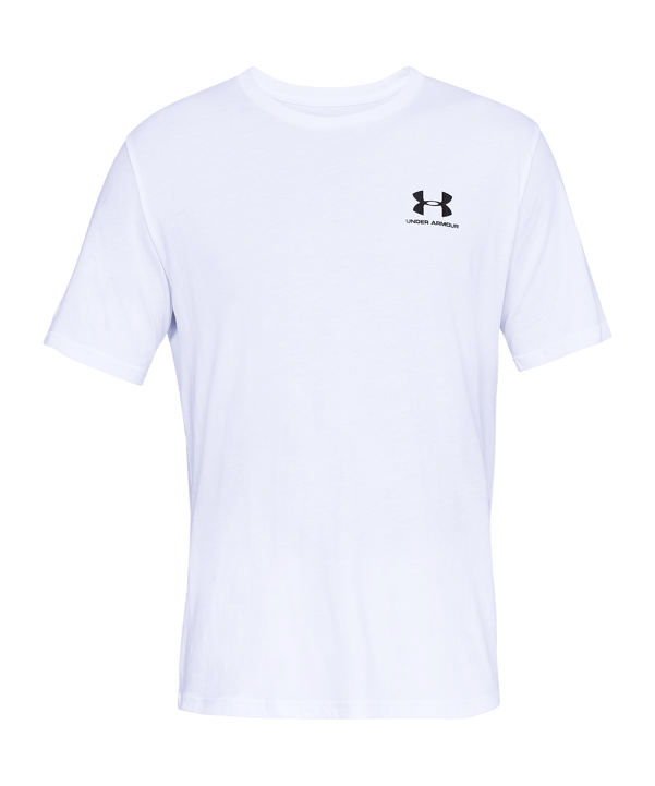 Under Armour Sportstyle Left Chest T-Shirt F100 - weiss