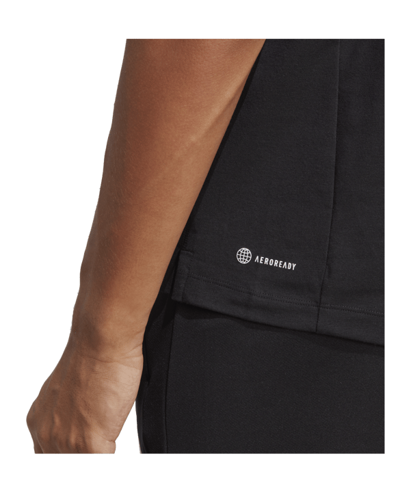 adidas 3Bar T-Shirt Schwarz Rot Blau - schwarz