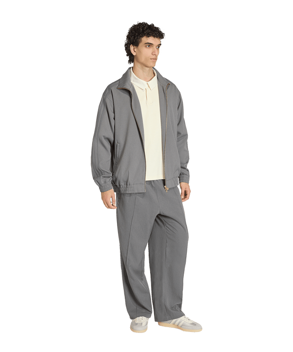 adidas Originals Firebird Pinstripes Track Jacke Grau - grau