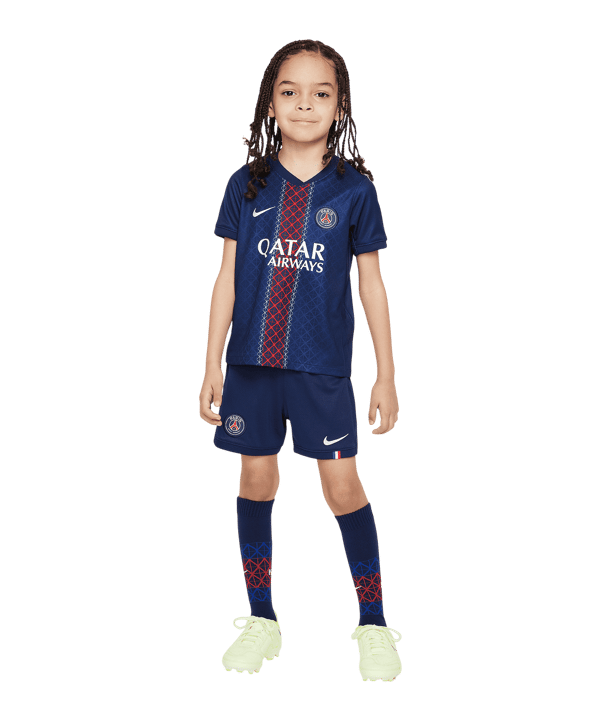 Nike Paris Saint-Germain Trikot Set Home 2025/2026 Kids Blau F411 - blau