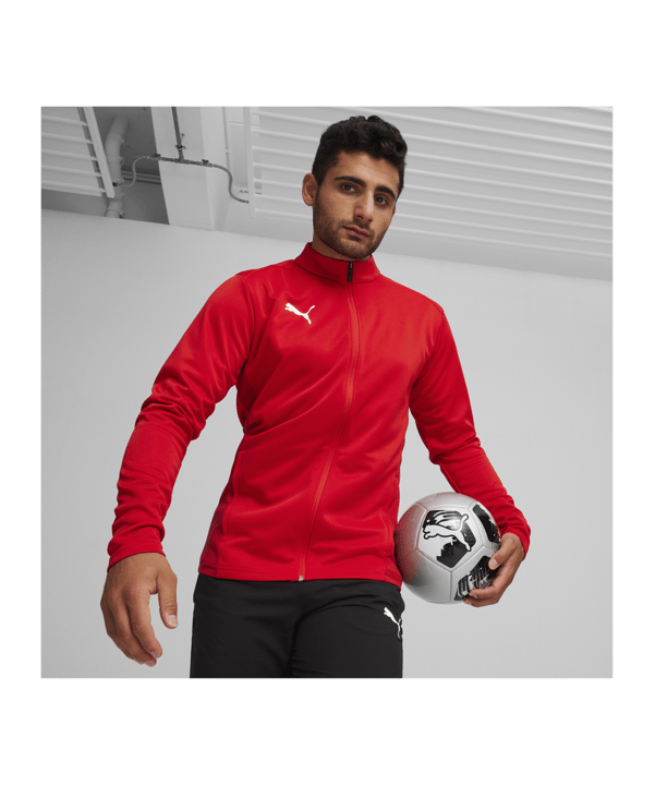 PUMA teamGOAL Trainingsjacke Rot F01 - rot