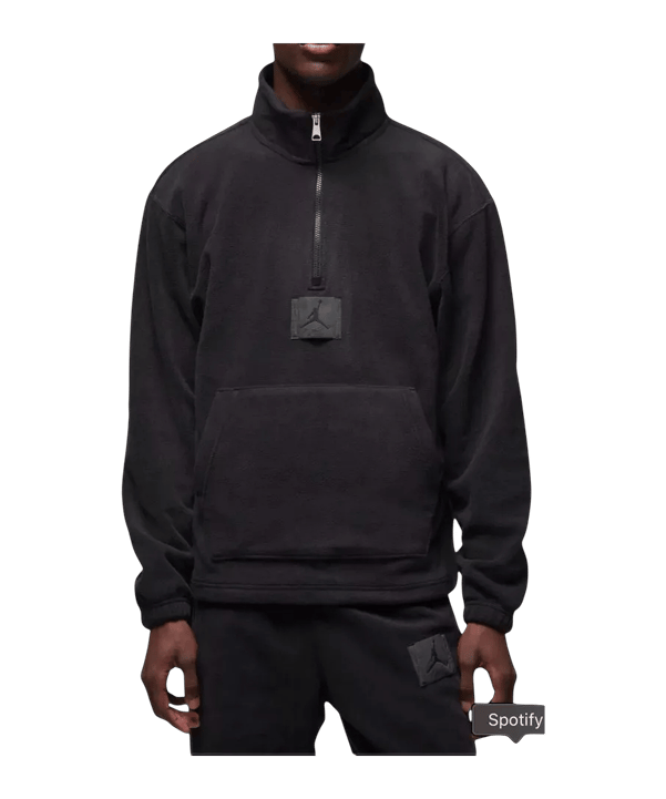 Jordan Essential Winter Halfzip Sweatshirt Schwarz F010 - schwarz