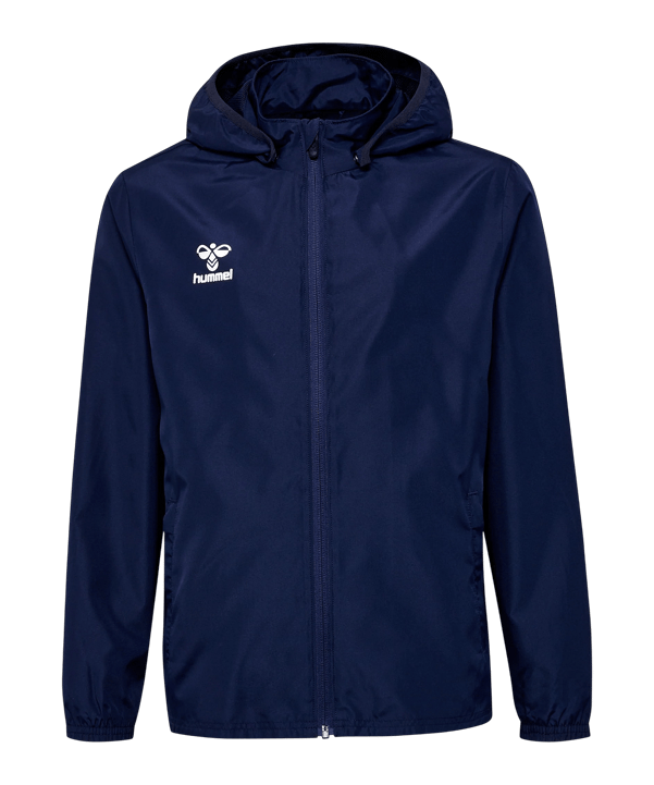 Hummel Essential AW jas kids blauw F7026 - blauw
