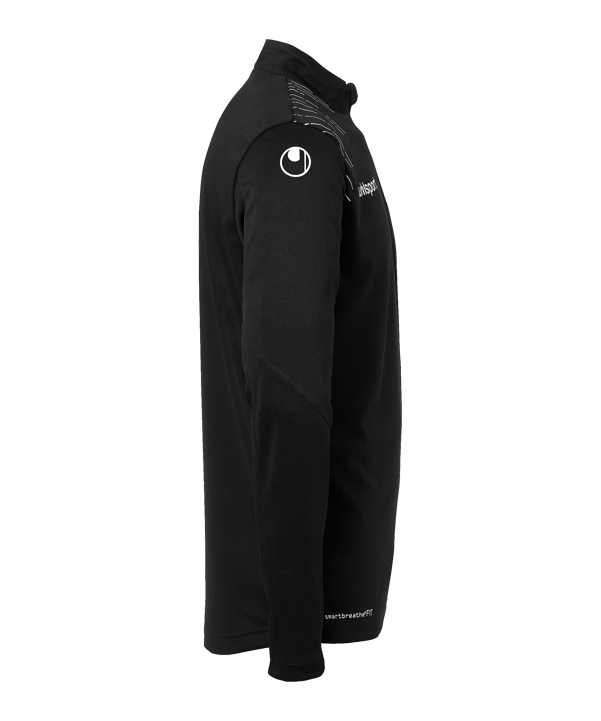 uhlsport Score 26 1/4 Zip Top Schwarz Weiss F01 - schwarz