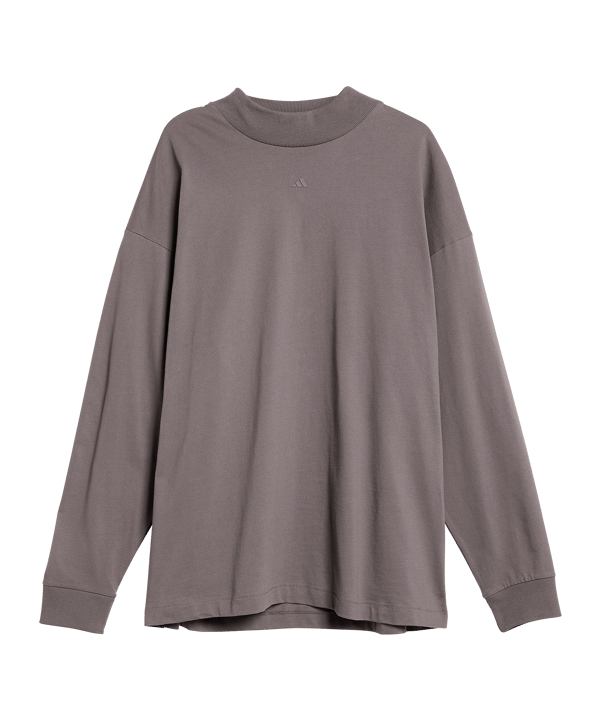 adidas Basketball Trikot langarm Grau - grau