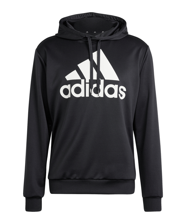 adidas Hooded Freizeitanzug Schwarz - schwarz