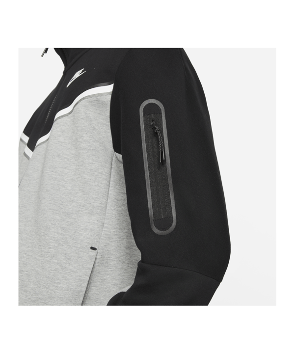 Nike Tech Fleece Windrunner Schwarz Grau F016 - schwarz