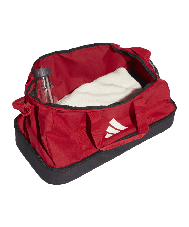 adidas Tiro League Duffel Bag Gr. M Rot Weiss - rot